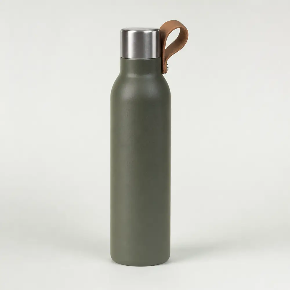 The insulated bottle in loden